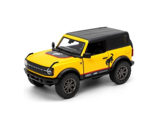 Kinsmart Metāla auto modelis 2022 Ford Bronco w/ printing (Open Top) 1:34 KT5438FB