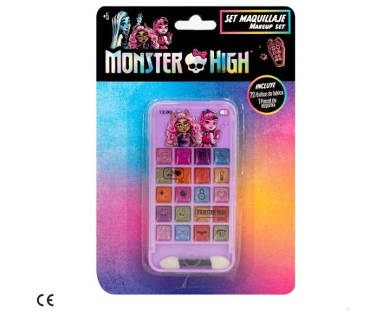 Kosmētikas komplekts Monster High 5 g. +  CB77455