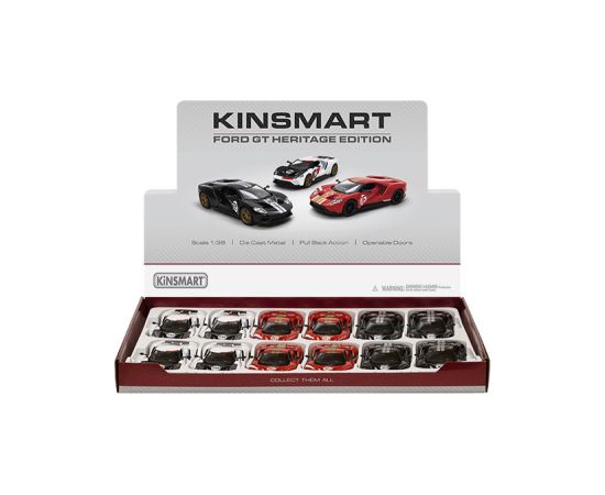 Kinsmart Metāla auto modelis 2017 Ford GT (Heritage Edition) 1:38 KT5448