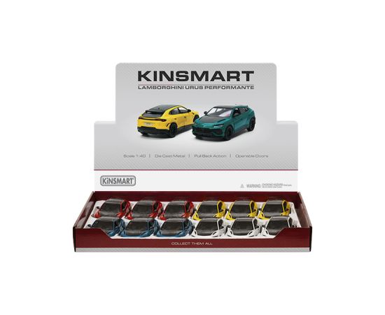 Kinsmart Metāla auto modelis Lamborghini Urus Performante 1:40 KT5447