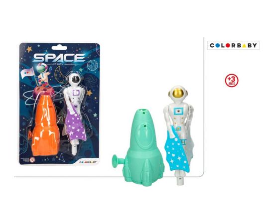 Uzvelkama lidojoša rotaļlieta Astronaut dažādas 16 cm CB45939