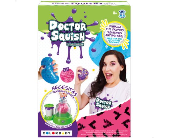 Antistresa bumbas Slime veidošanas komplekts Doctor Squish 8+ CB48086