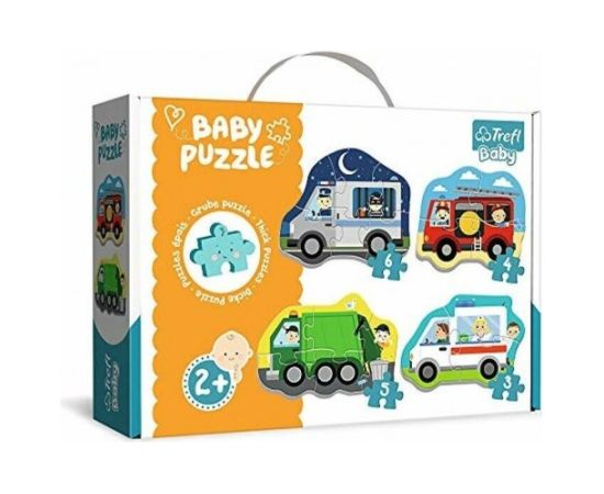 Puzlis TREFL BABY PUZZLE Mašīnas 2+ T36071