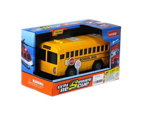 Adar Autobus School Bus ar skaņu un gaismu 18 cm 579514