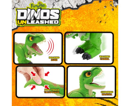 Dinozaurs T-Rex 30 cm ar skaņu. gaismu un kustībām CB46678