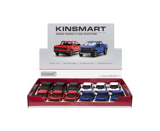 Kinsmart Metāla auto modelis  2022 Ford F-150 Rapt 1:46 KT5436