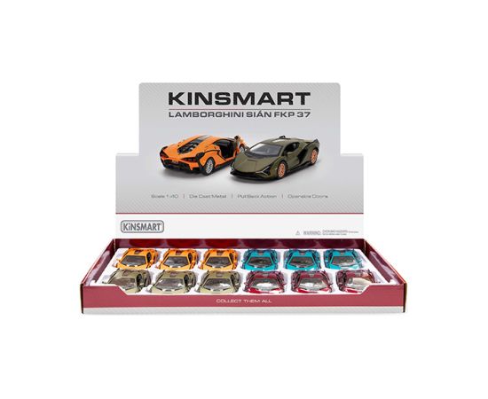 Kinsmart Metāla auto modelis Lamborghini Sian FKP 37 1:40 KT5431