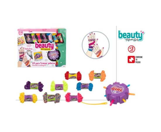 Rokdarbu komplekts rokassprādžu izgatavošanai Beauty Fashion Girls 3+ CB49725