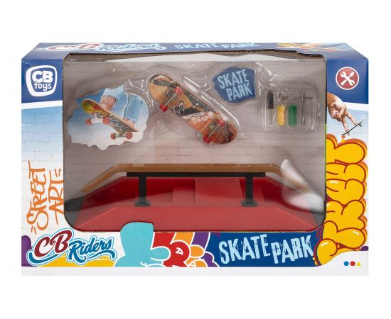 Настольная игра "Комплект скейтбордов для пальцев с трассой" Skate Park Riders CB49706