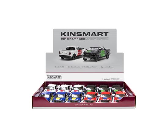 Kinsmart Metāla auto modelis  2019 Dodge RAM 1500 with printing 1:46 KT5413F