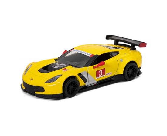 Kinsmart Металлическая авто моделька 2016 Corvette C7.R Race Car 1:36 в коробке KT5397W