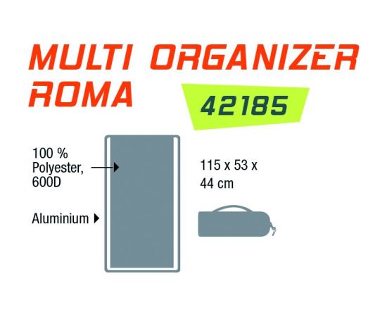 Simex Sport Multi Organizer Roma multifunkcionālais kempinga skapis (42185)