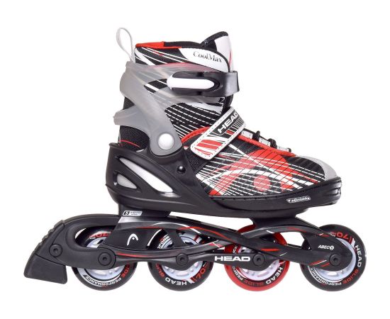 Head Jr Red Adjustable Inline Skates regulējamas bērnu skrituļslidas (H6JR06)