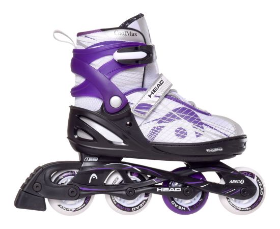 Head Jr Lilac Adjustable Inline Skates regulējamas bērnu skrituļslidas (H6JR07)