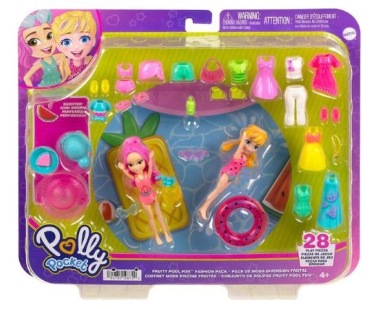 Mattel Polly Pocket - Fruity Pool Fun Fashion Pack (HKV95)