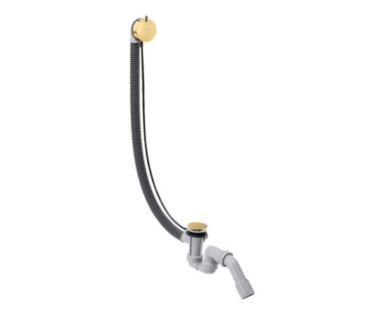 Hansgrohe vannas sifons Exafill, G1/2x40/50 mm, trose 780 mm, polished gold optic