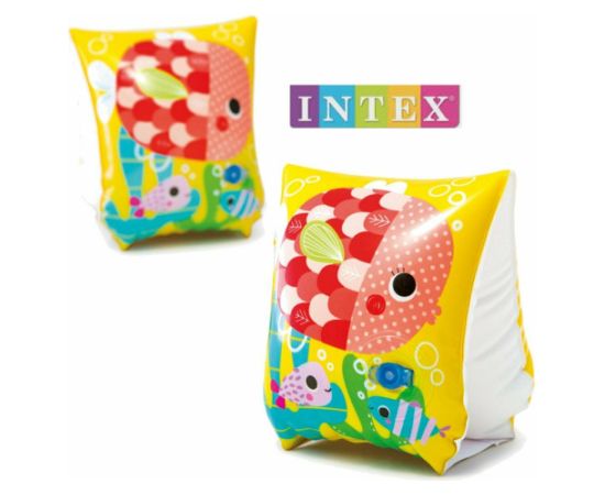 Intex Roku pludiņi bērniem Tropiskās zivis 23x15 cm 3-6 gadiem 58652