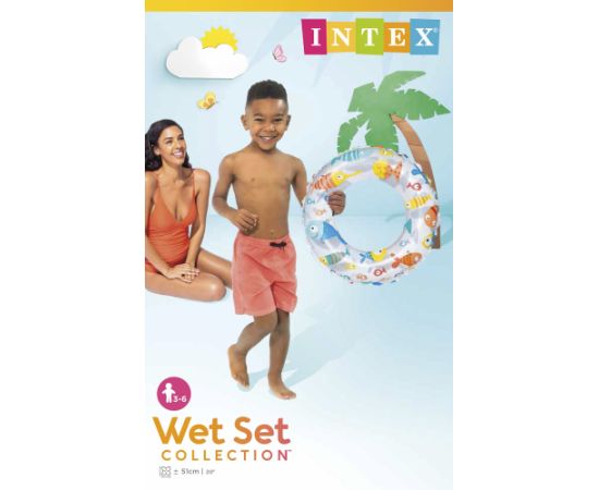 Intex Peldriņķis piepūšams bērniem 51 cm 3-6 gadiem dažādas 59230