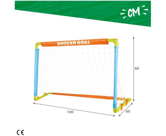 Futbola vārti salokāmi 100x60x60 cm CB Sport 3+ CB47692