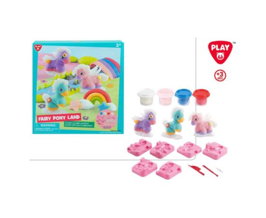 Playgo Plastilīna komplekts Fairy Pony Land 3+ CB47267