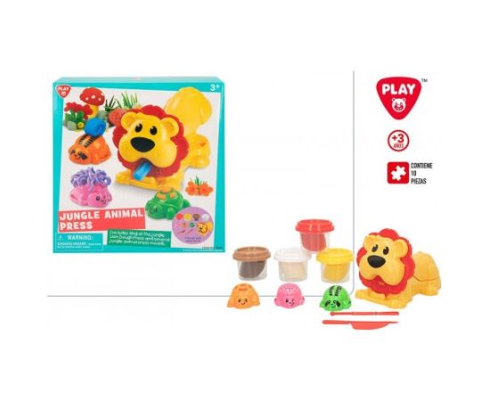 Playgo Plastilīna komplekts Džungļi (10 elementi) 3+ CB47266