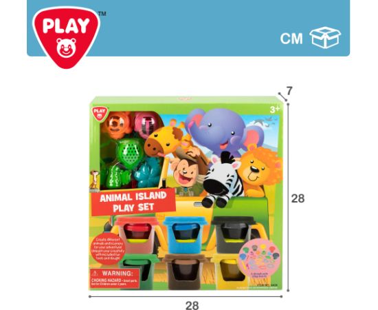 Playgo Plastilīna komplekts Zoodārzs (24 elementi) 3+ CB46893