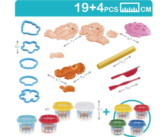 Playgo Plastilīna komplekts Nāras un draugi 3+ CB46635