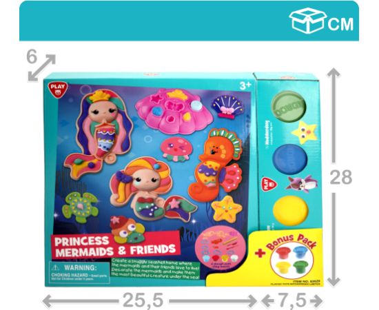 Playgo Plastilīna komplekts Nāras un draugi 3+ CB46635