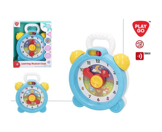 Playgo Музыкальные игрушечные часы Play Go с 12 мес. CB46619