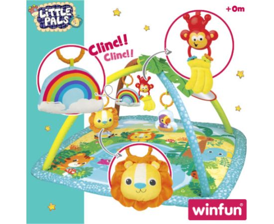 Win Fun Aktivitātes paklājiņš zīdaiņiem no 0 mēnešiem 95 cm CB46506