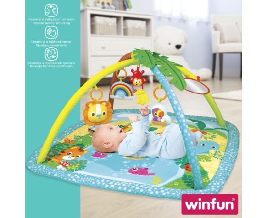 Win Fun Aktivitātes paklājiņš zīdaiņiem no 0 mēnešiem 95 cm CB46506