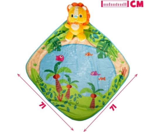 Win Fun Комплект плюшевый Лев с флисовым пледом 71x71 cm CB46499