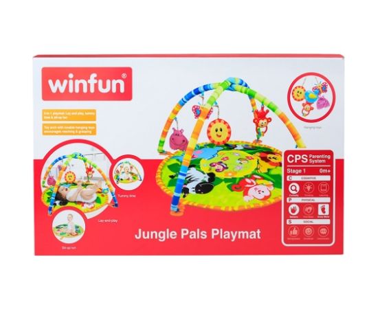 Win Fun Aktivitātes paklājiņš zīdaiņiem no 0 līdz 6 mēnešiem 77 cm CB46321