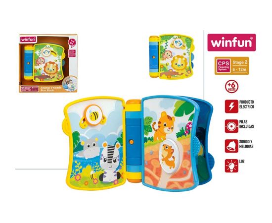 Win Fun Attīstošo mīkstu kubu komplekts 10 cm 6m+ CB44713