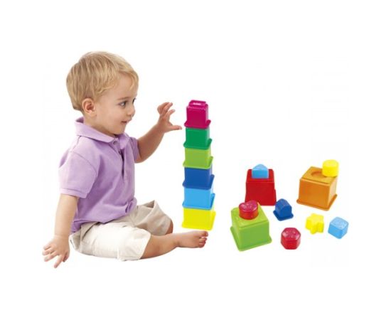 Playgo Пирамидка развивающая Animal Stacking Blocks 12m+ CB44286