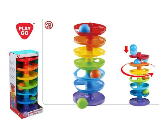 Playgo Лабиринт с шариками Whirly Rainbow 12m+ CB44270