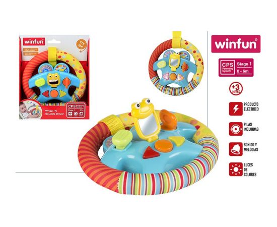 Win Fun Stūre muzikāla ar skaņu un gaismu 16 cm diam.  3 m+ CB44231