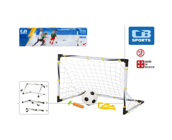 Складные футбольные ворота 90x59x59см CB Sport 3+ CB43482