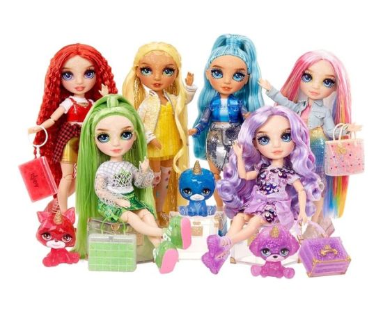 Lelle MGA Rainbow High Classic Doll Jade ar gļotām un mājdzīvnieku 28 cm 120193