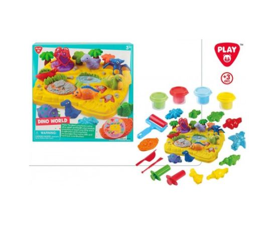 Playgo Plastilīna komplekts Dino World 3+ CB47140