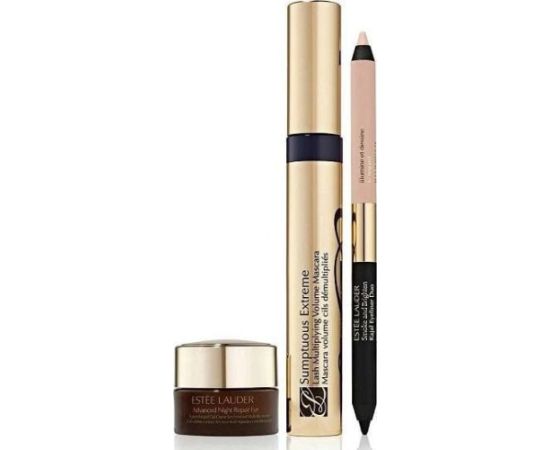 Estée Lauder Estee Lauder ESTEE  LAUDER_SET Lash Line Up tusz do rzęs 8ml + kredka do oczu 01 1,2g + krem pod oczy 5ml