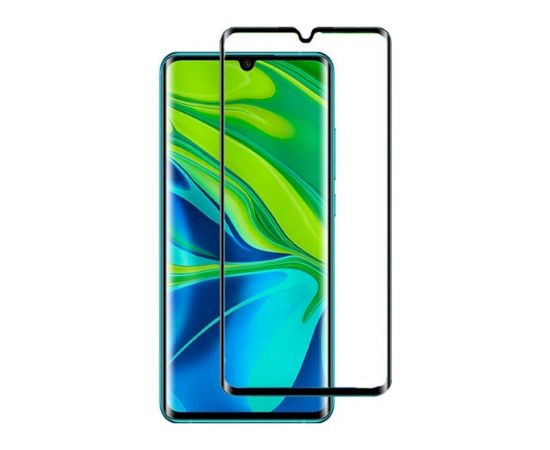 Fusion Full Glue 5D Tempered Glass Защитное стекло для экрана Xiaomi Mi Note 10 Lite Черное