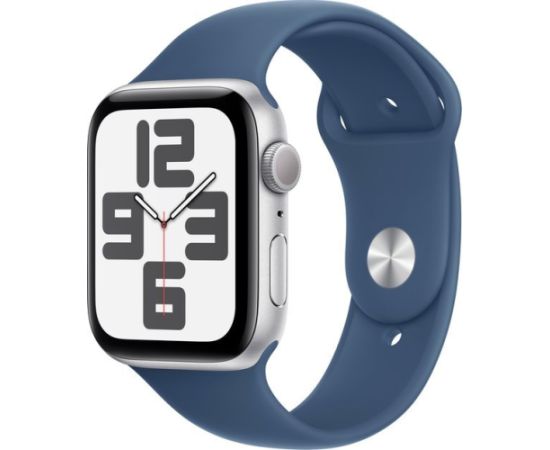 Apple Watch SE GPS 40mm Silver Alu + Denim Sport Band - S/M