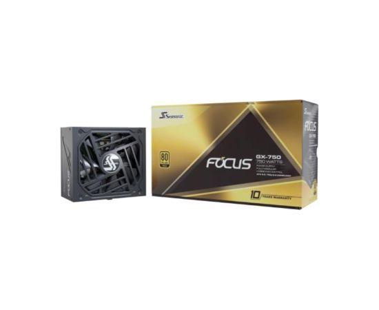 Power Supply SEASONIC FOCUS GX ATX 3.0 750 Watts Efficiency 80 PLUS GOLD MTBF 100000 hours FOCUS-GX-750-V4