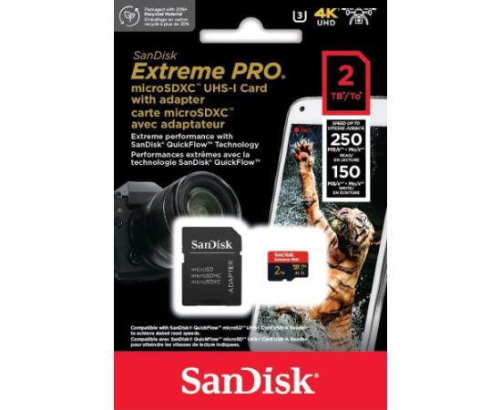 MEMORY MICRO SDXC 2TB UHS-I/W/A SDSQXCD-2T00-GN6MA SANDISK