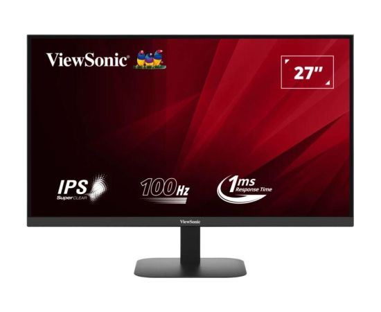 LCD Monitor VIEWSONIC VA2708-2K-HD 27" 4K Panel IPS 2560x1440 100Hz Matte 1 ms Tilt Colour Black VA2708-2K-HD