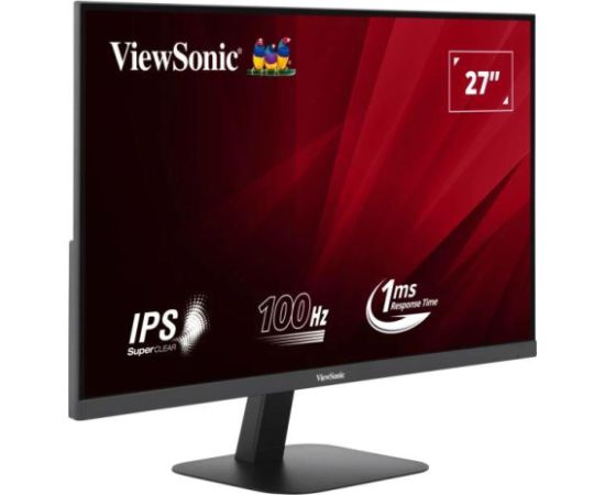 LCD Monitor VIEWSONIC VA2708-2K-HD 27" 4K Panel IPS 2560x1440 100Hz Matte 1 ms Tilt Colour Black VA2708-2K-HD