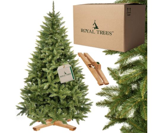 Springos CT0186 Ель искусственная 180 см Premium Royal Trees, Пихта кавказская, на деревянной подставке