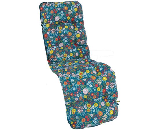 Cushion for chair BADEN-BADEN 48x165cm, blooming flowers