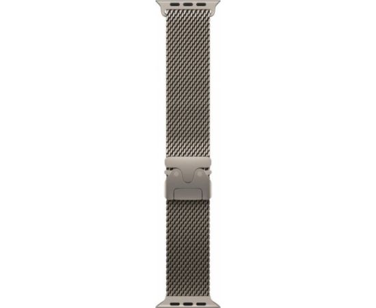 Apple 49mm Natural Titanium Milanese Loop - Large